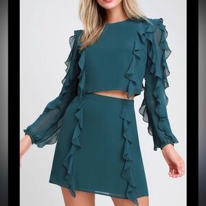 ALI & JAY Elegant Blue 2-Piece Set Size L